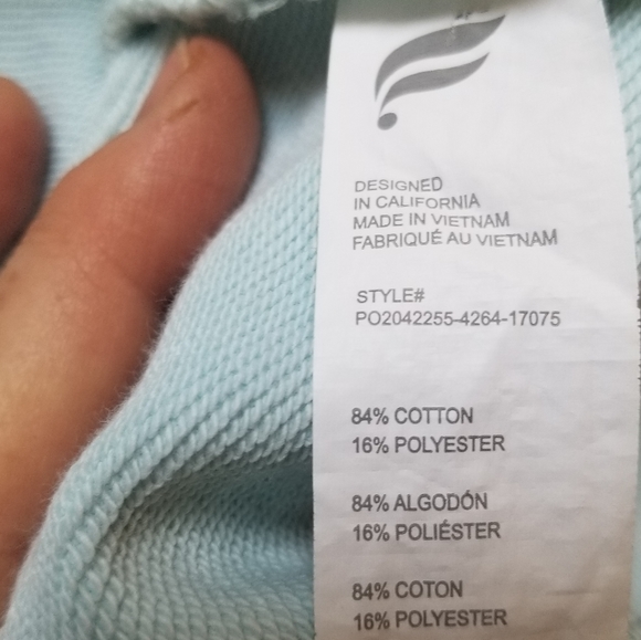 Fabletics June cropped peplum hoodie sweatshirt 1X - Picture 9 of 10